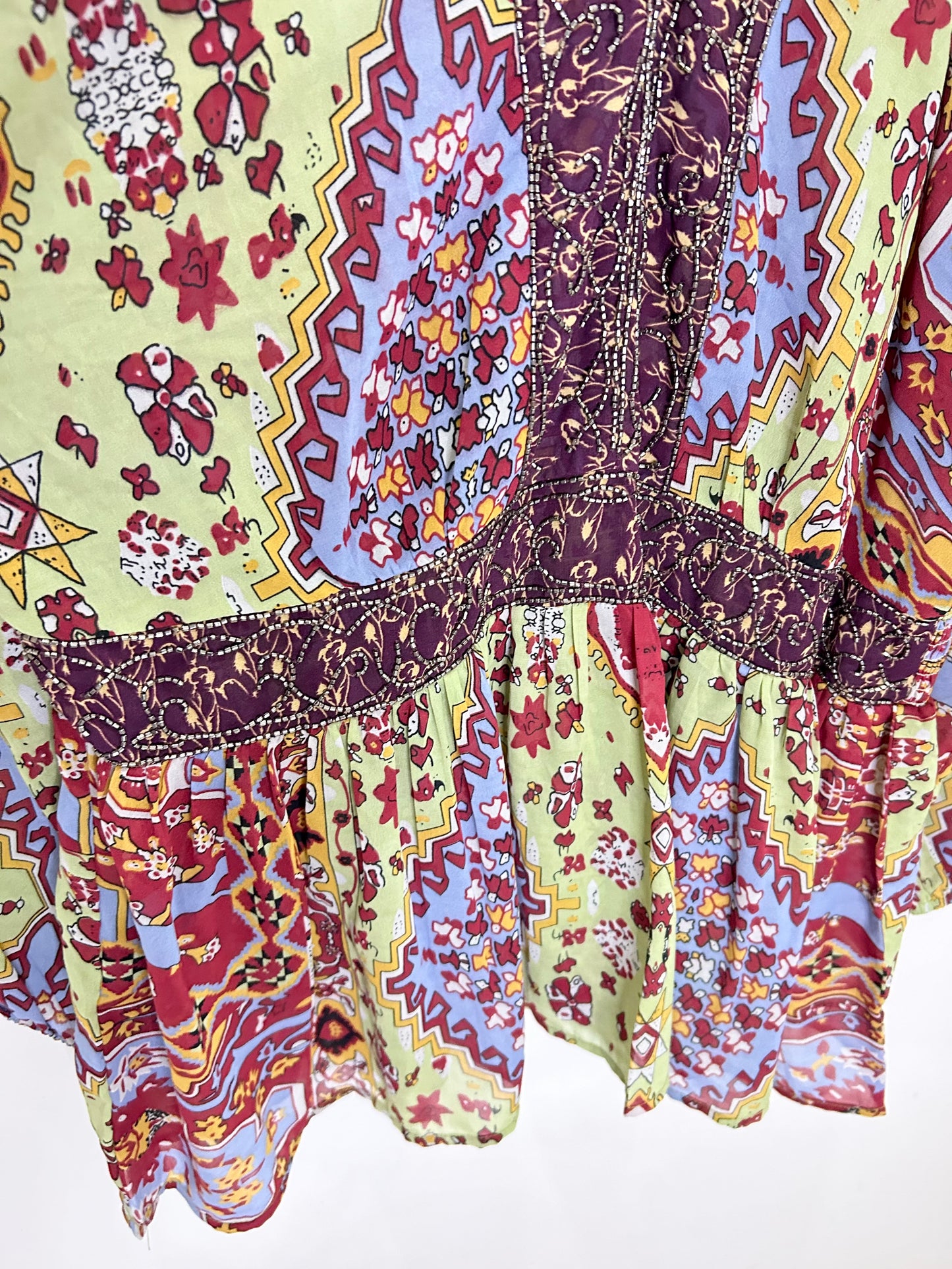 Boho Embellished Top