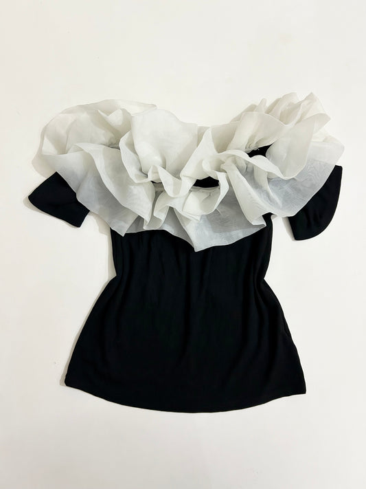 Ruffled Off Shoulder Top