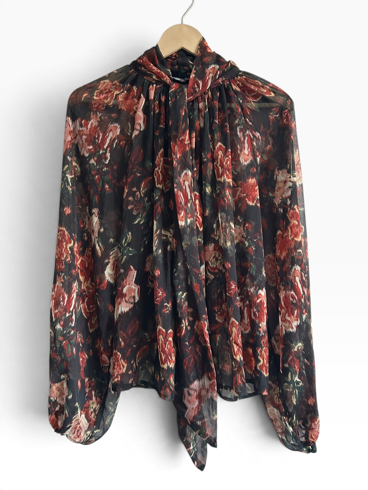 Floral Scarf Top