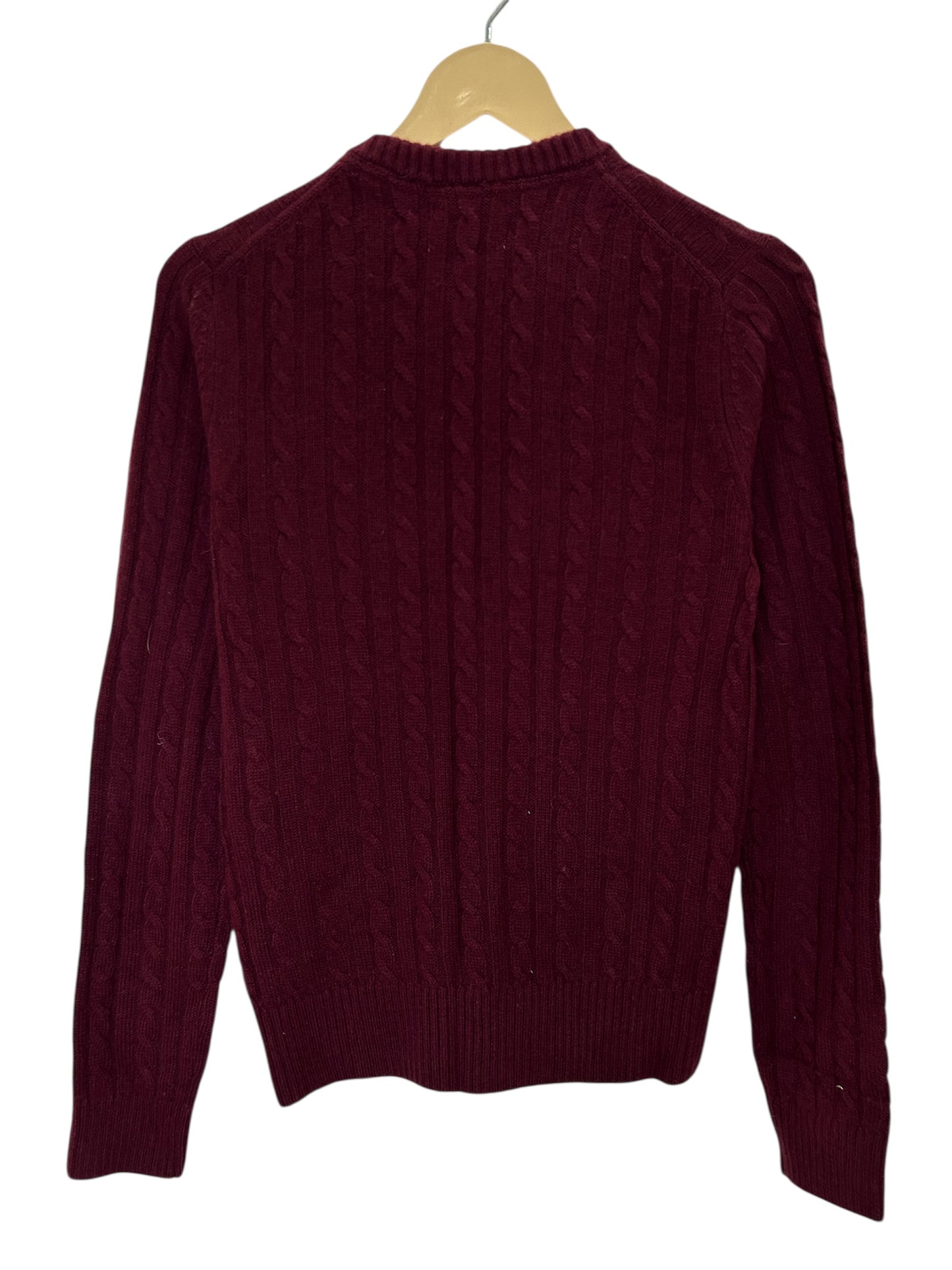 Solid Burgundy Sweater