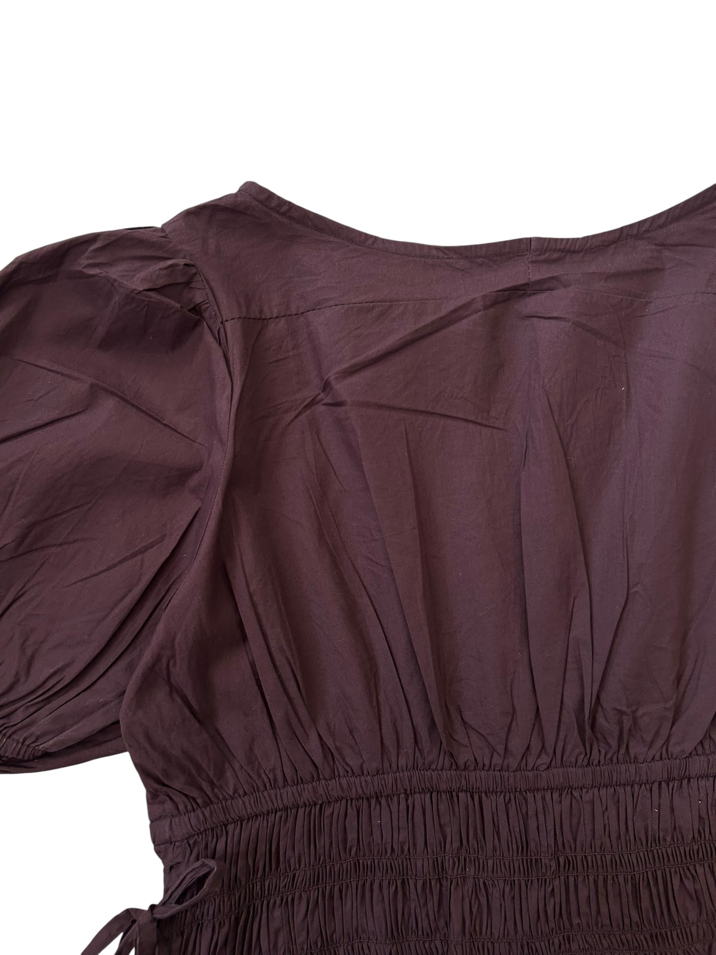 Brown Side Knot Top
