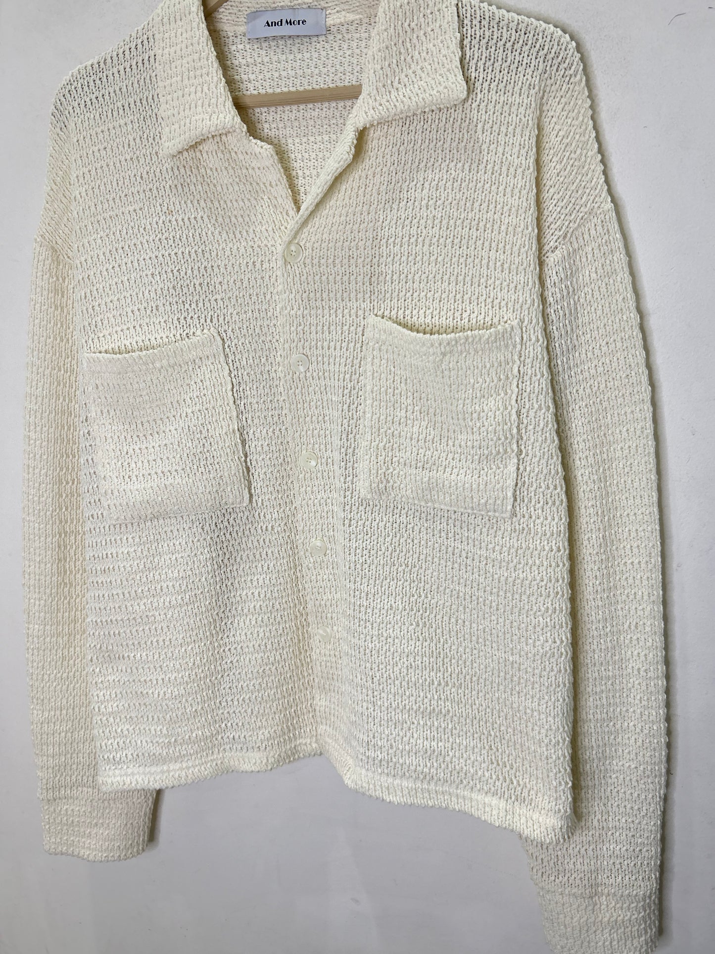 Crochet White Shirt