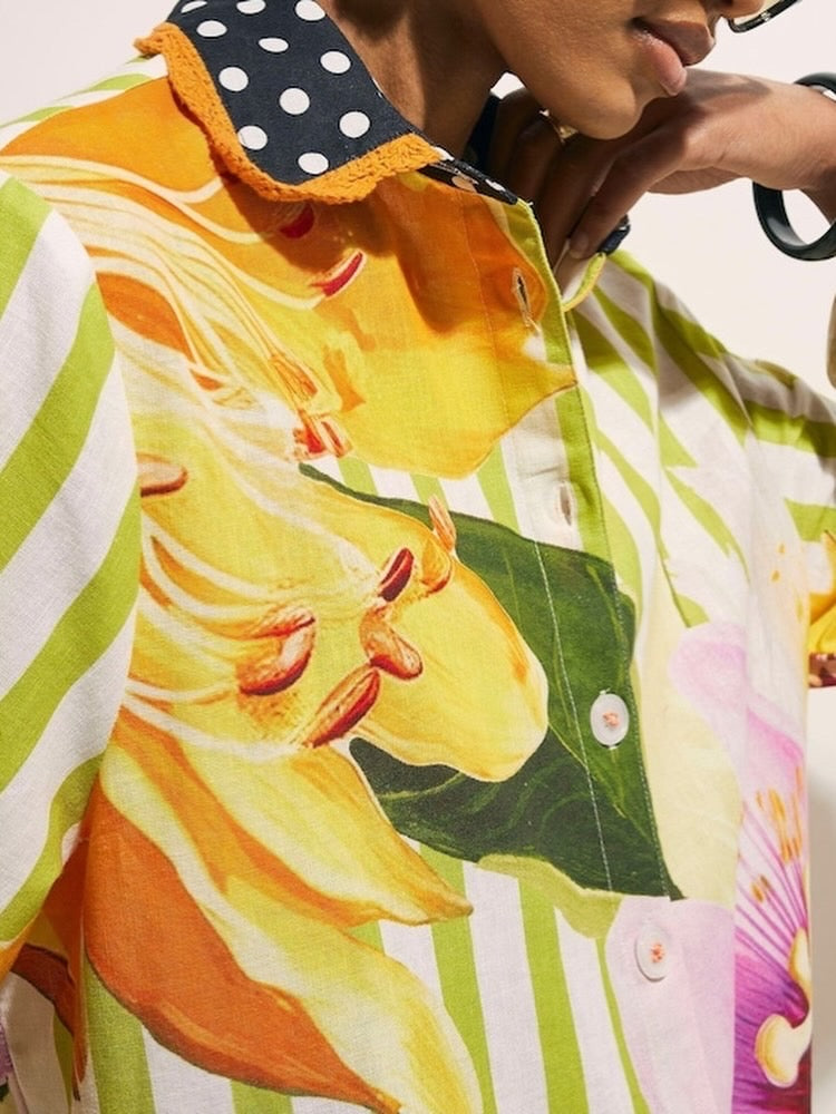 Cotton Floral Shirt