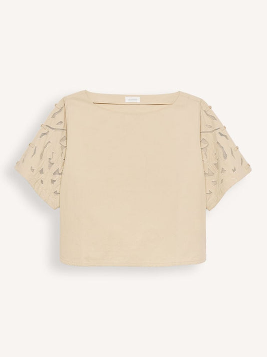 Beige Cotton Top