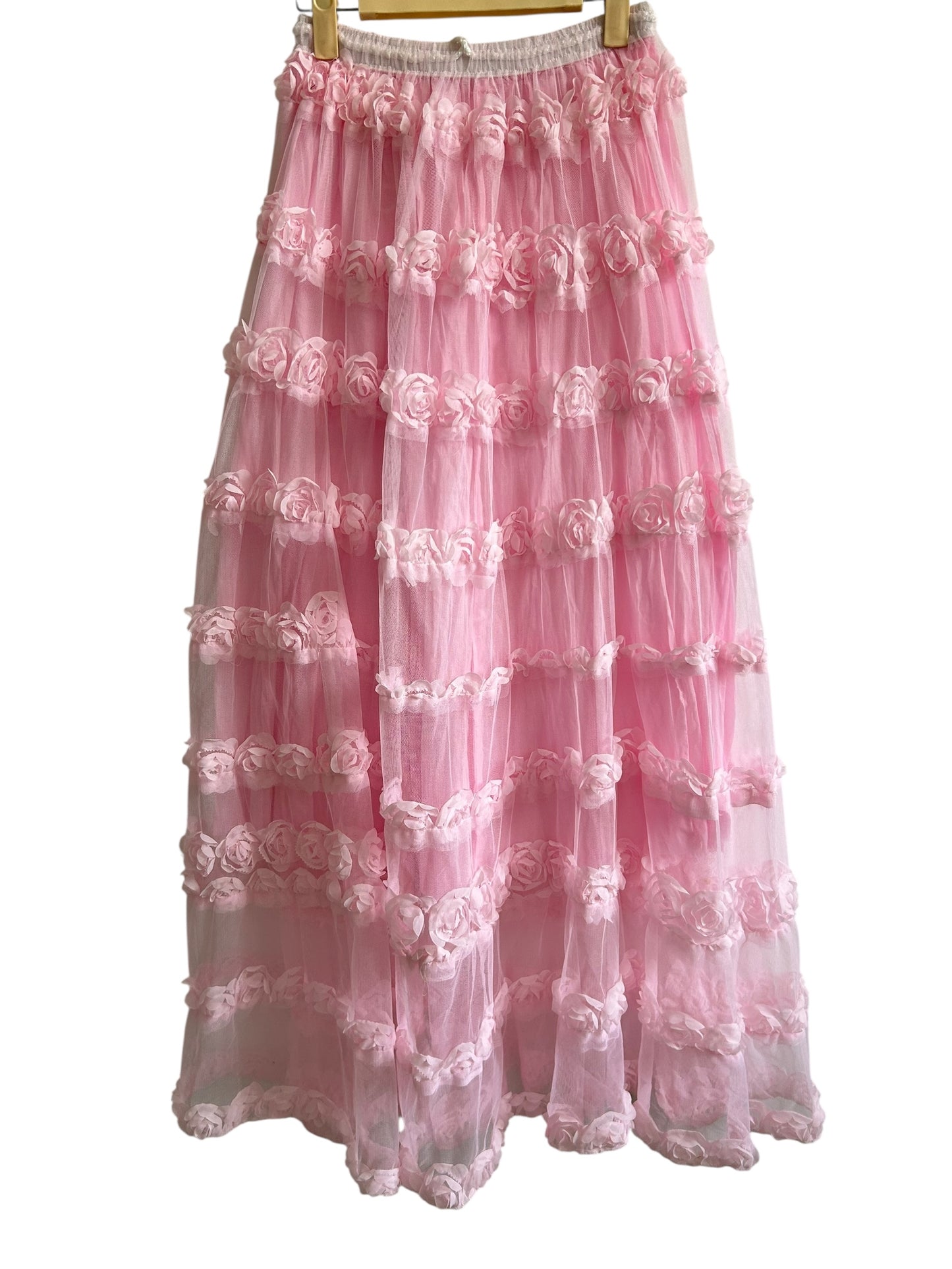 Rose Tiered Skirt