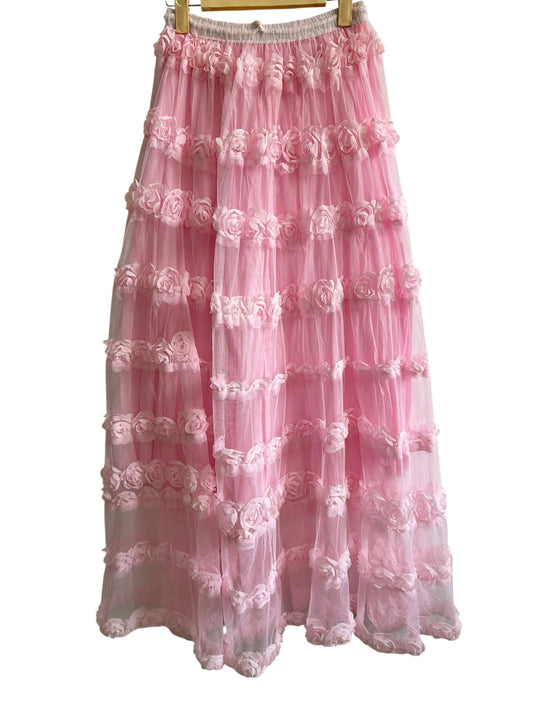 Rose Tiered Skirt