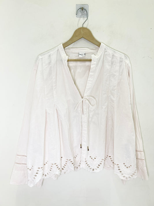 Front Knot Cotton Top