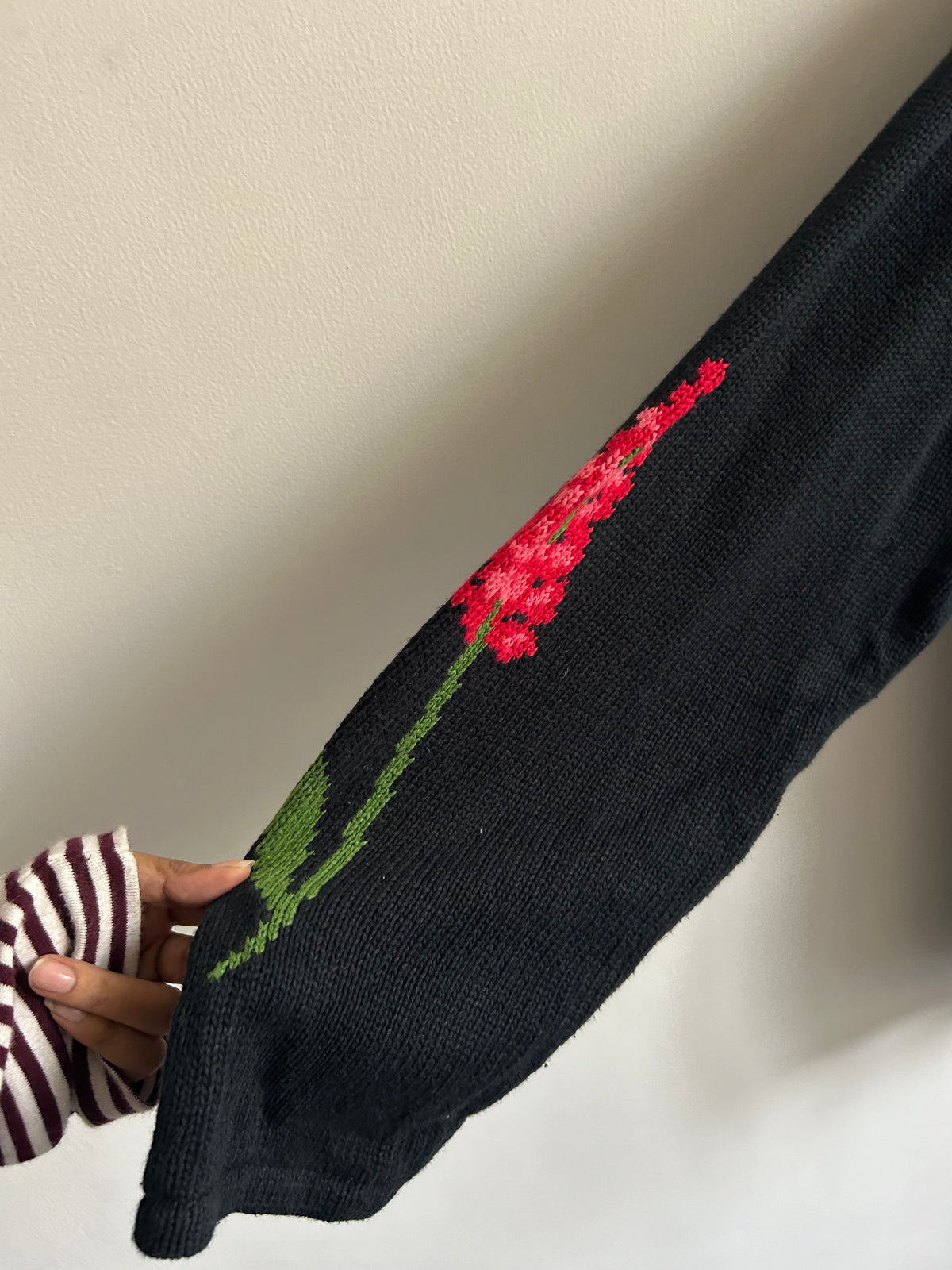 Vintage Daisy Knit Sweater