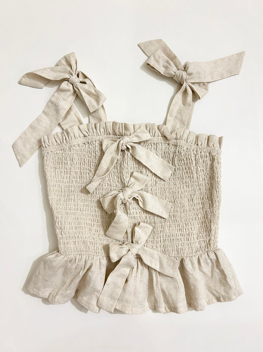 Smoked Knot Top: Bust- Till 42”