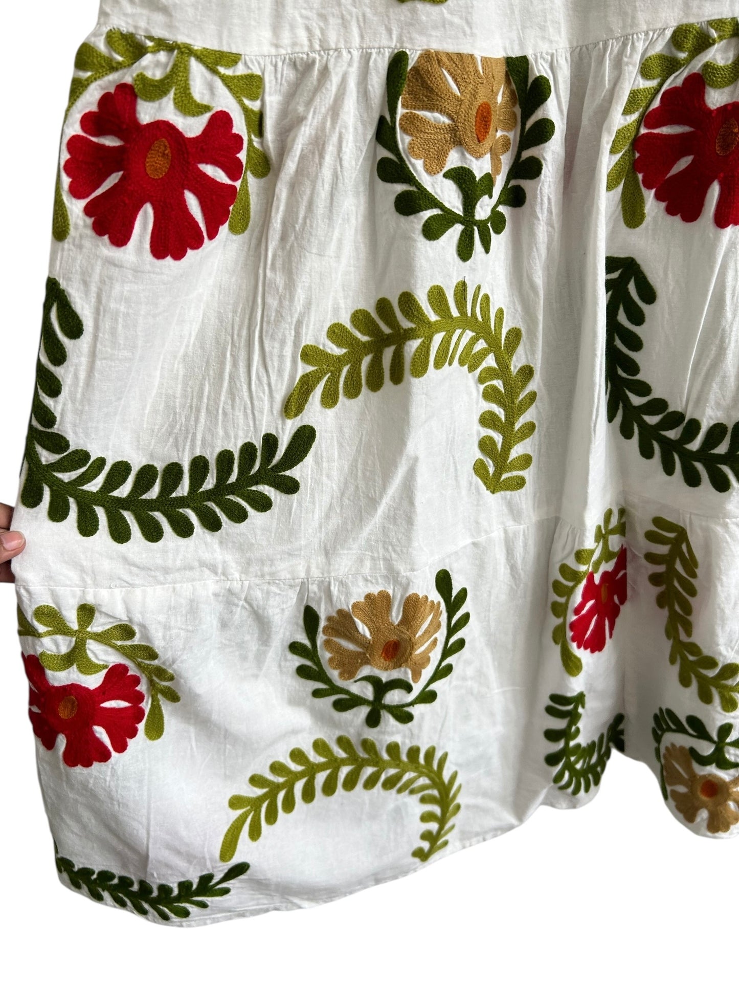 Embroidered Cotton Dress