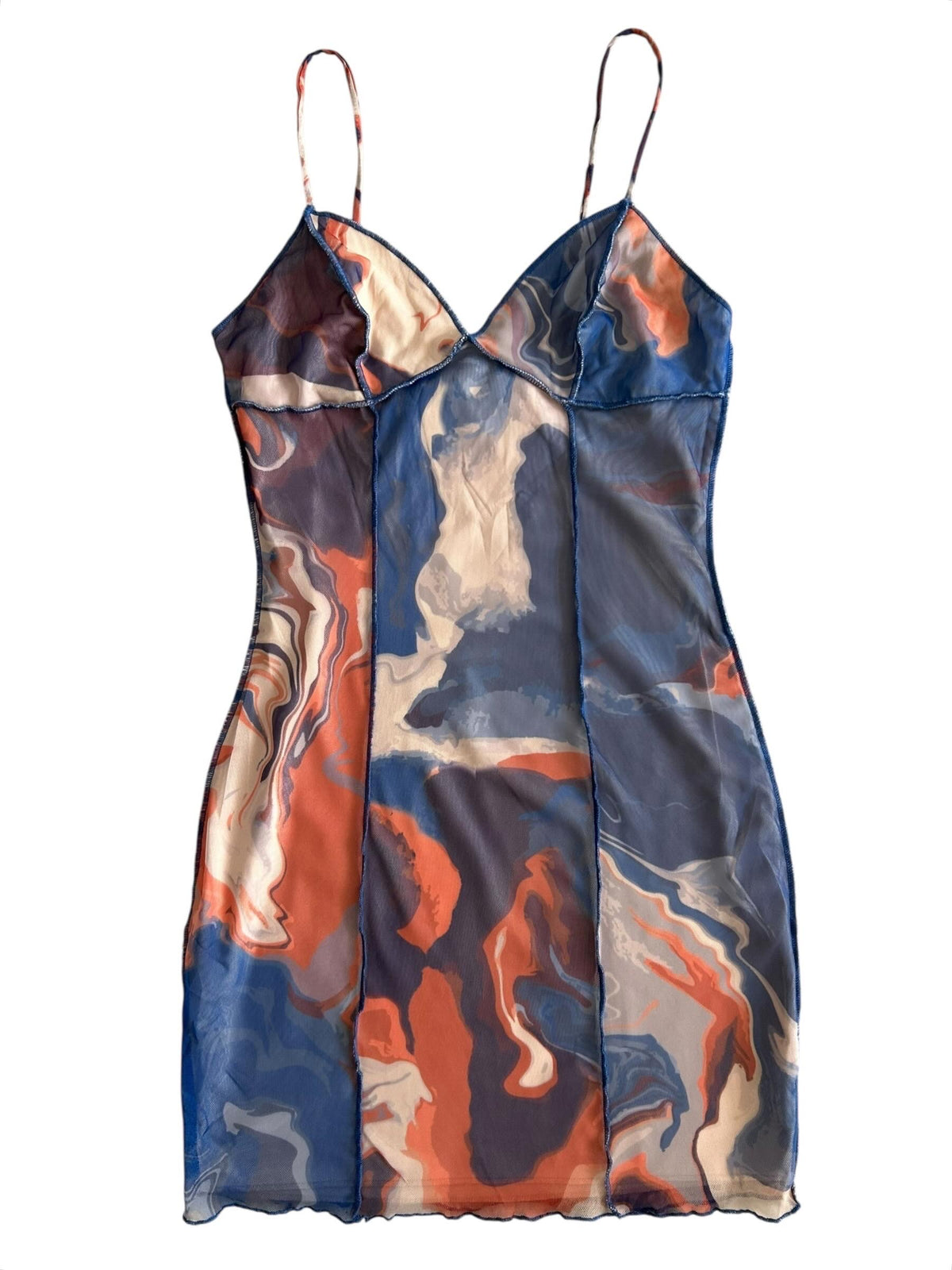 Abstract Print BERSHKA Dress