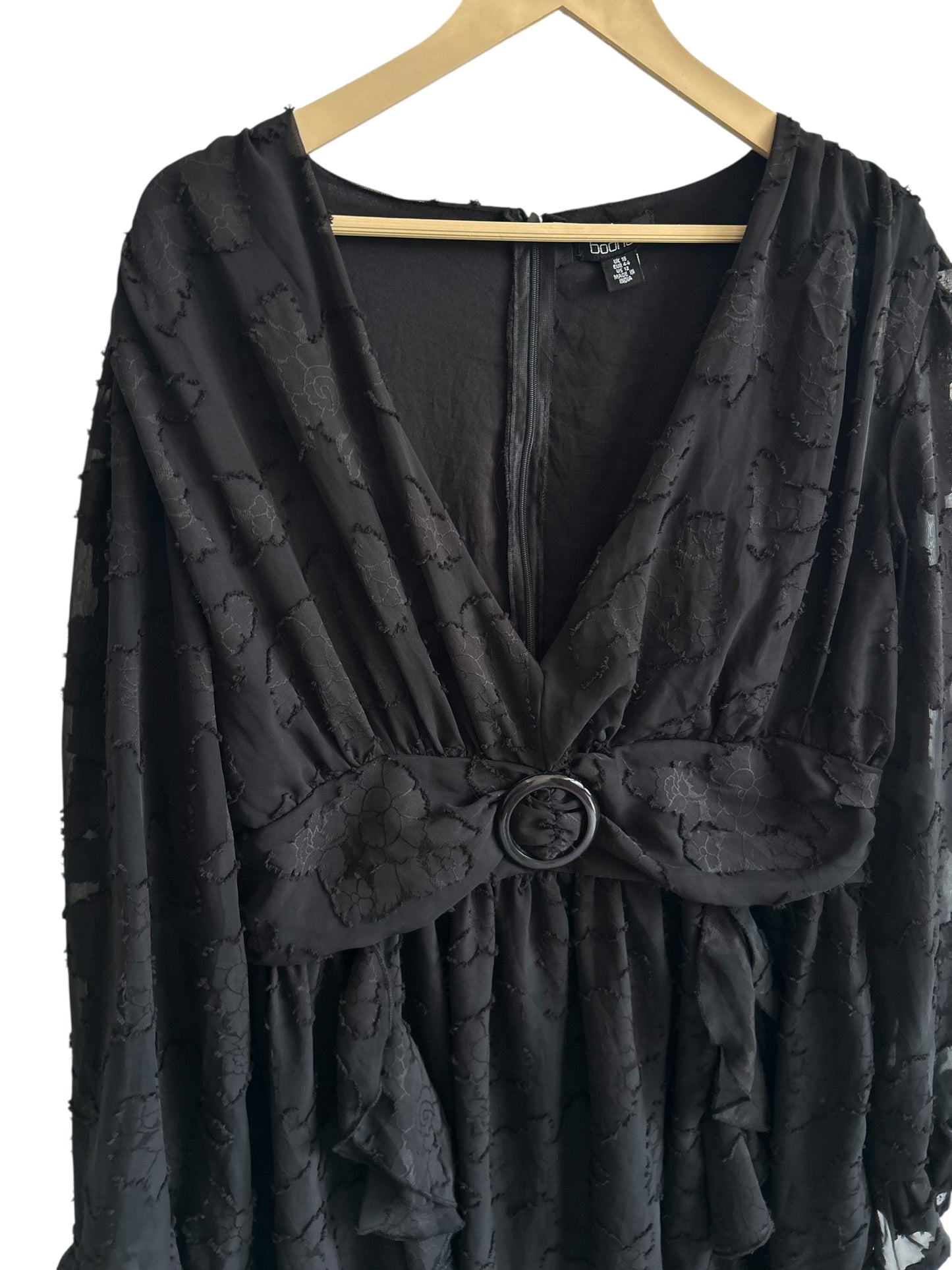 BOOHOO Ruffle Dress