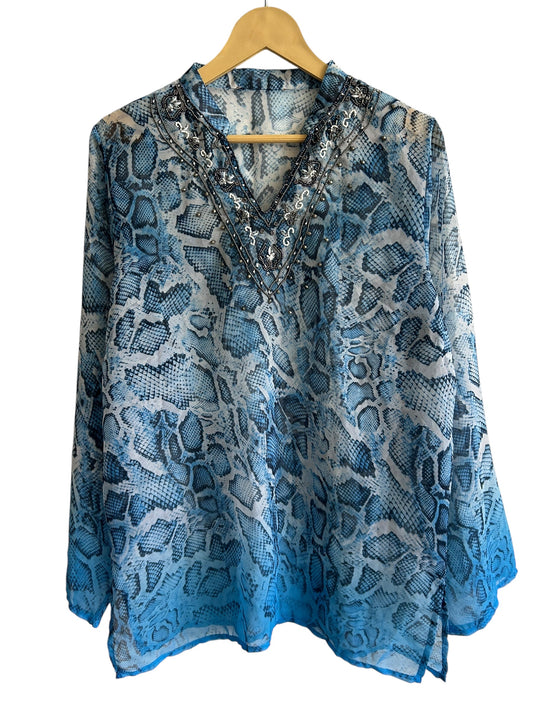 Snake Beaded Top