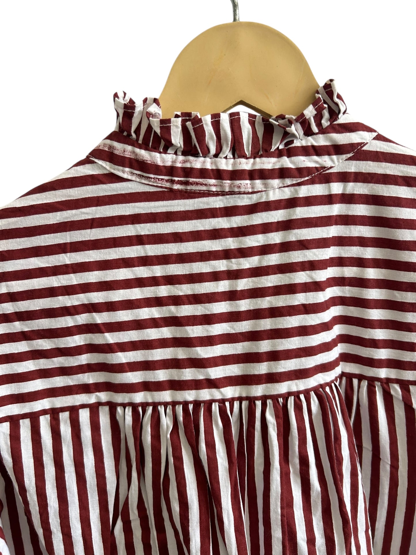 Brown Striped Shirt