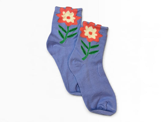 Tulip Blue Socks