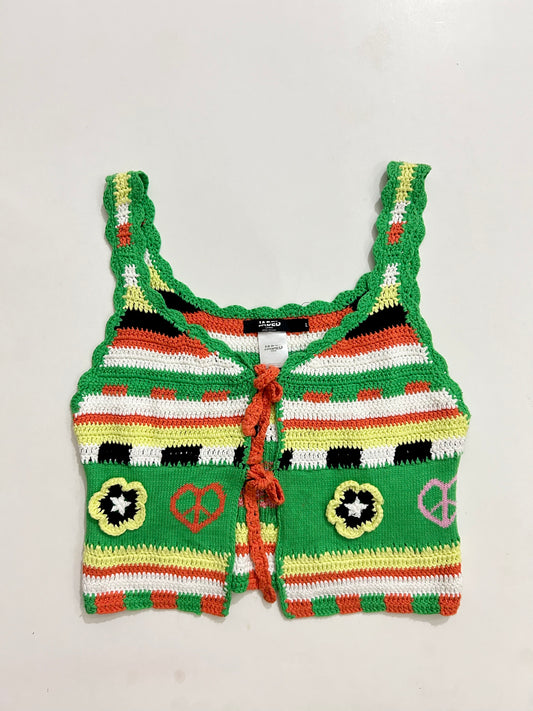 Jaded Crochet Top- TILL 42