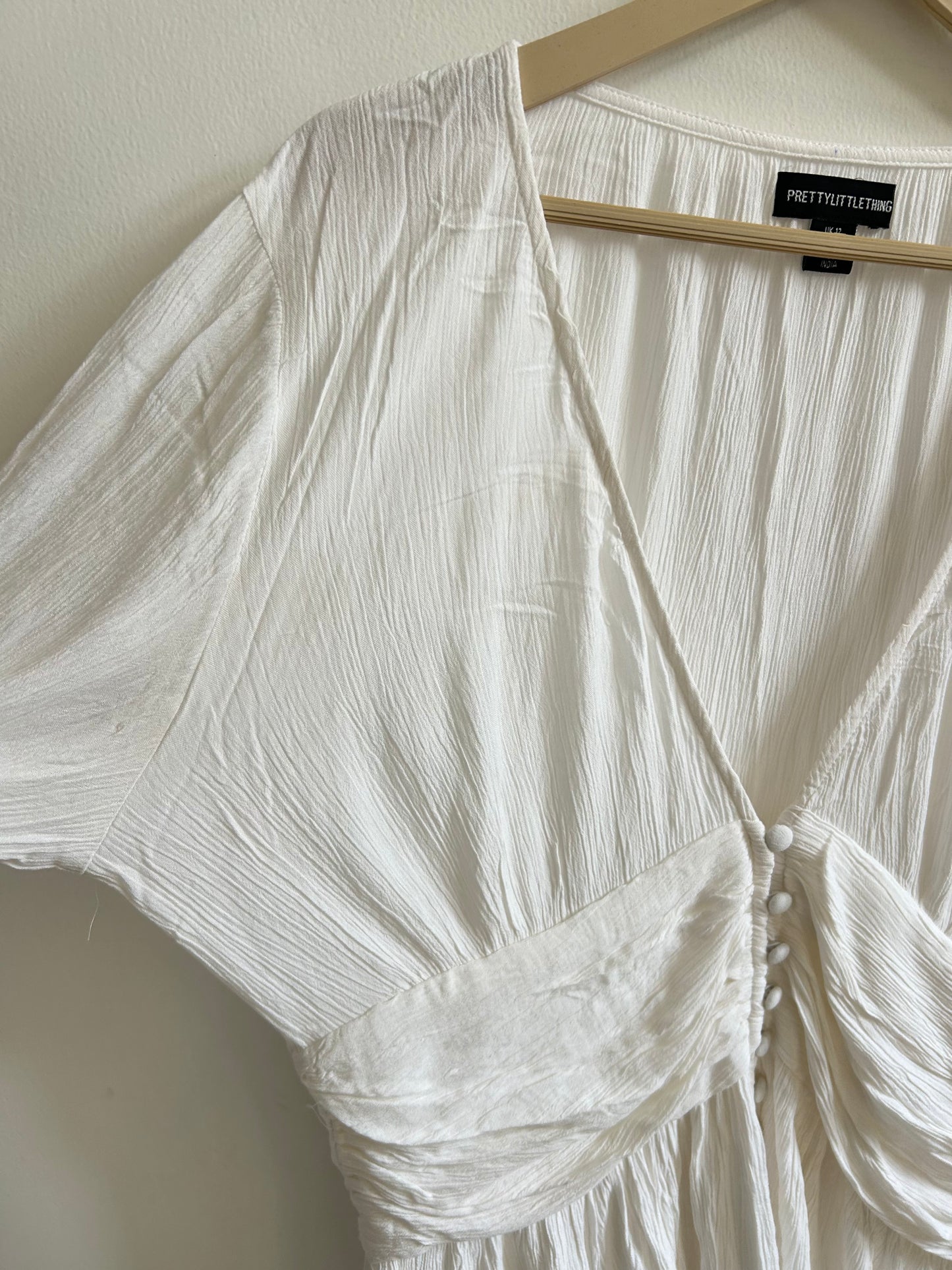 White Flowy Dress