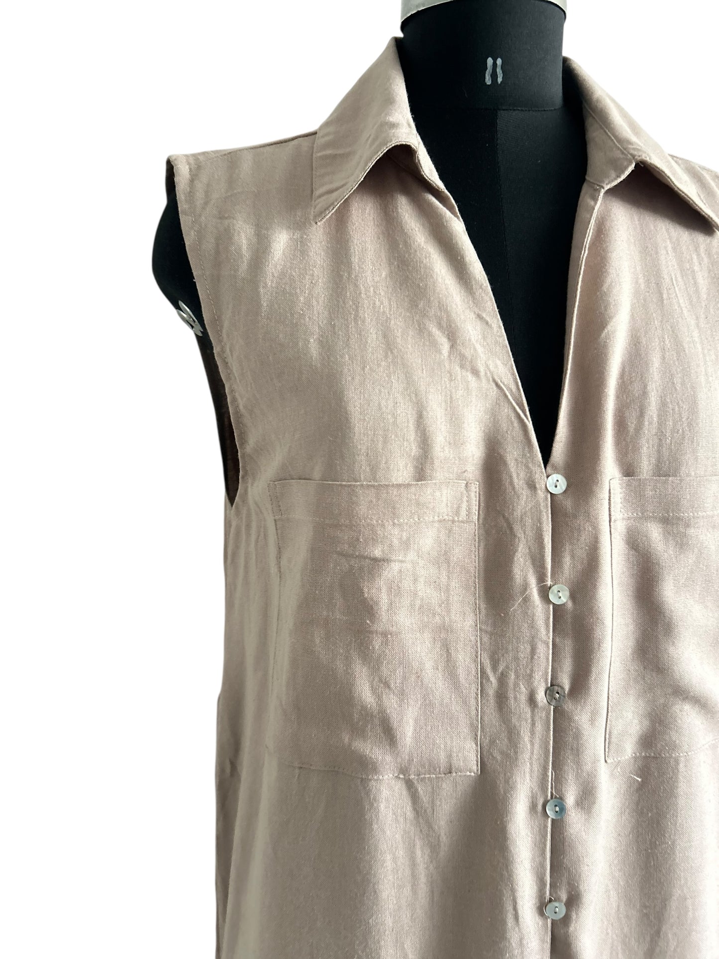 MAAG Linen Beige Dress