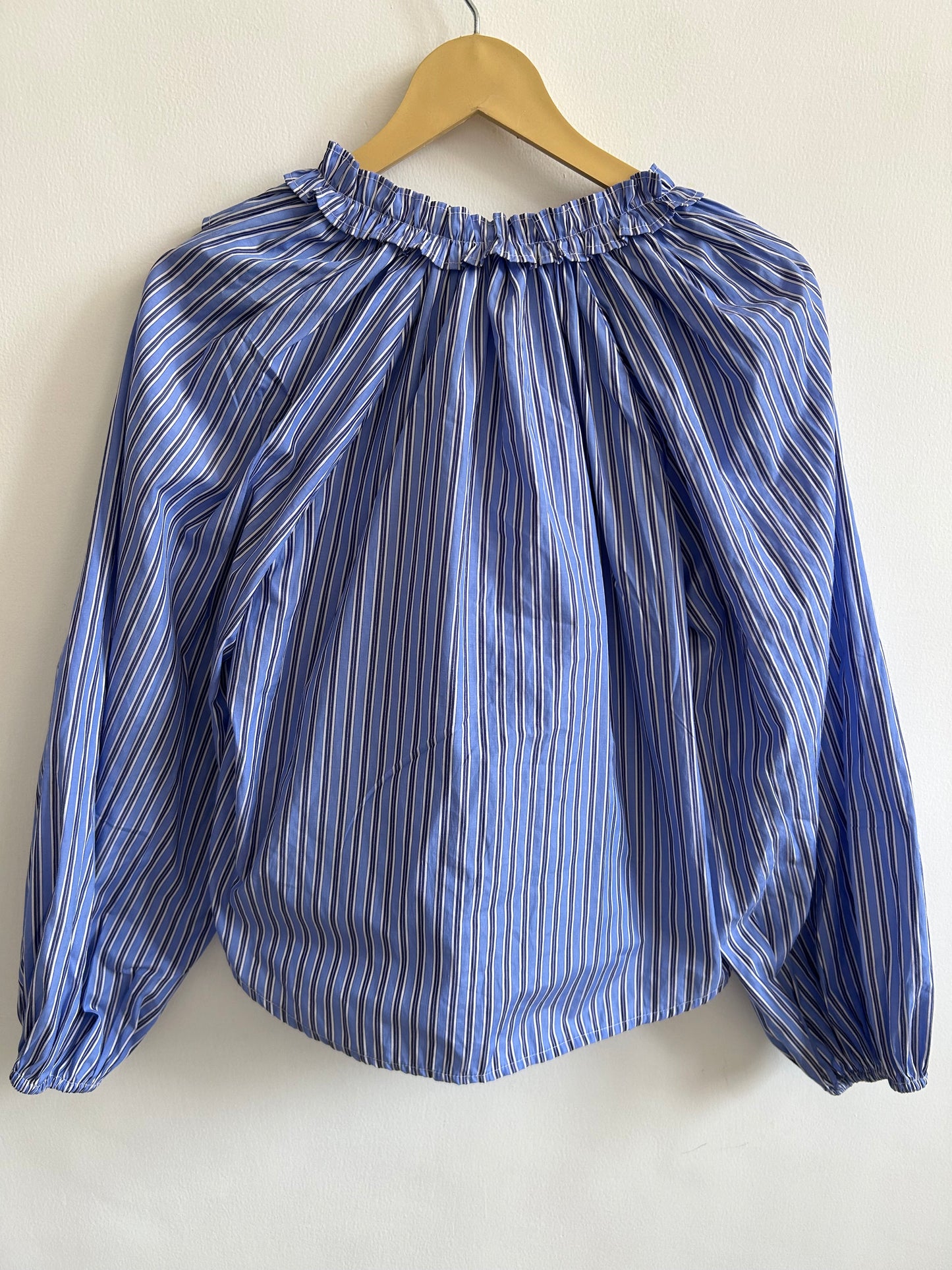 Ruffle Striped Top