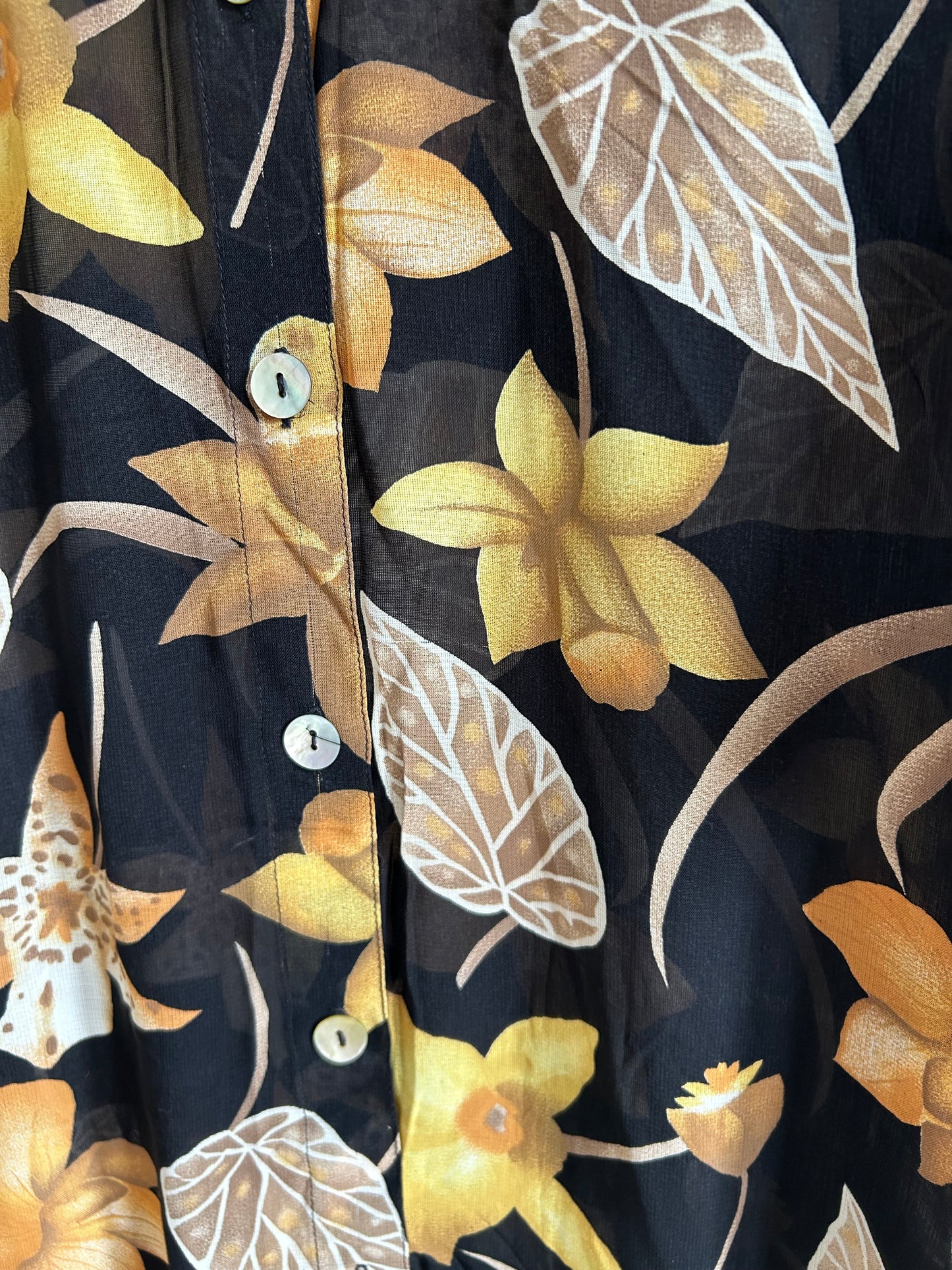 Leafy Print Shirt