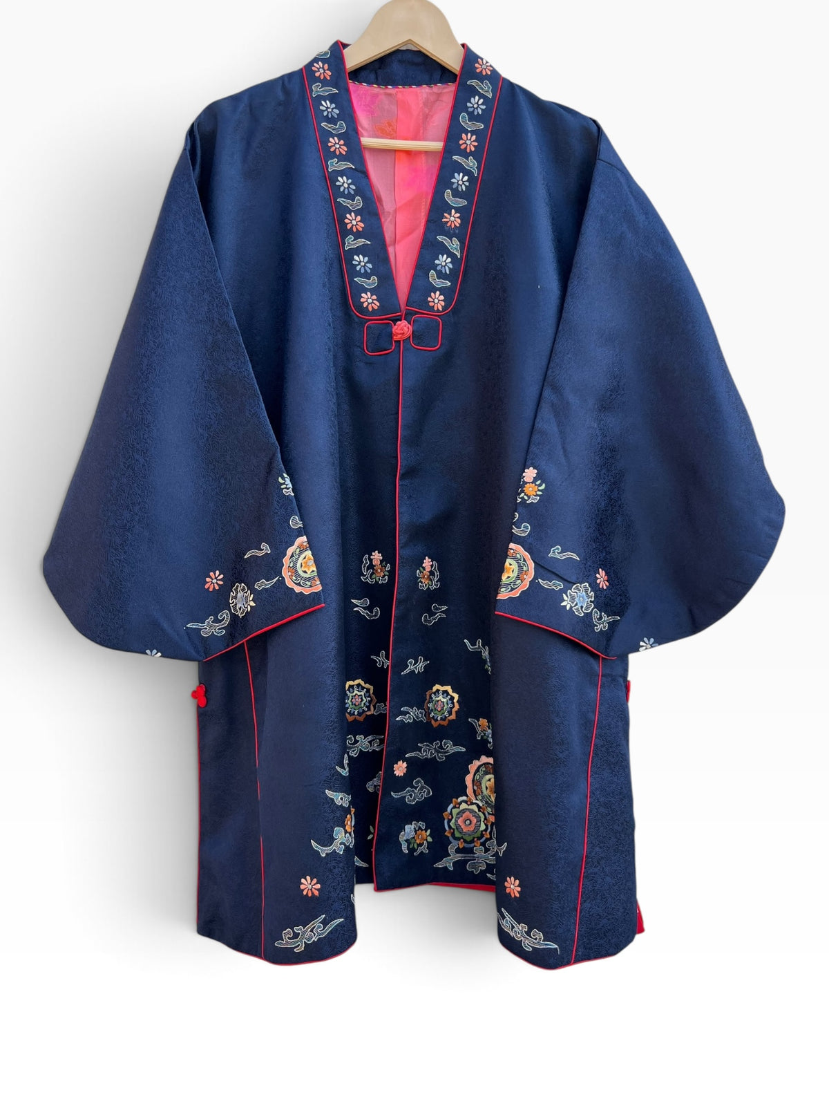 Blue Vintage Jacket: 44”