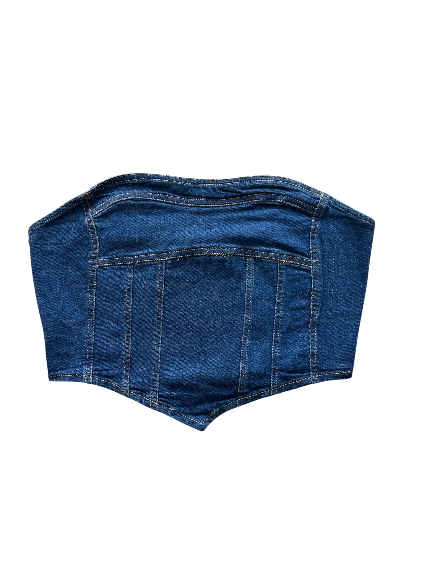 Strapless Denim Top:40”