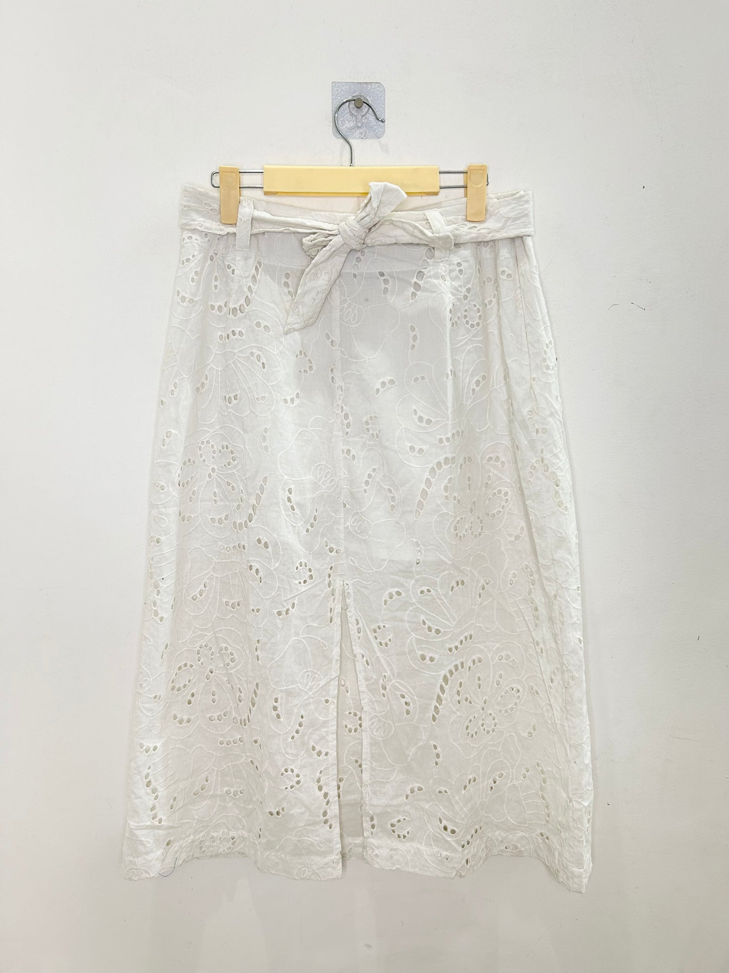 Front Knot Cotton Skirt