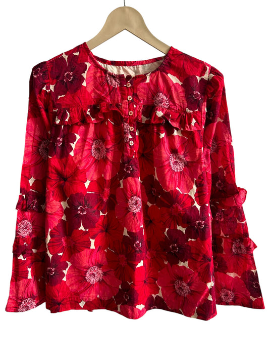 Floral Red Top