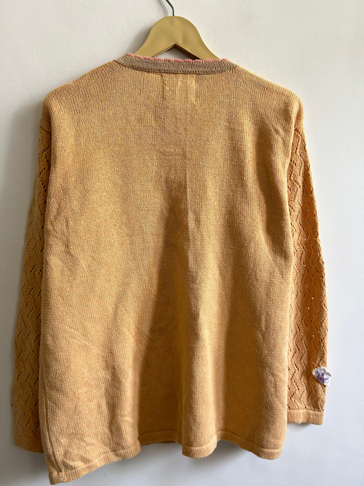 Coastal Seashell Patchwork Cardigan