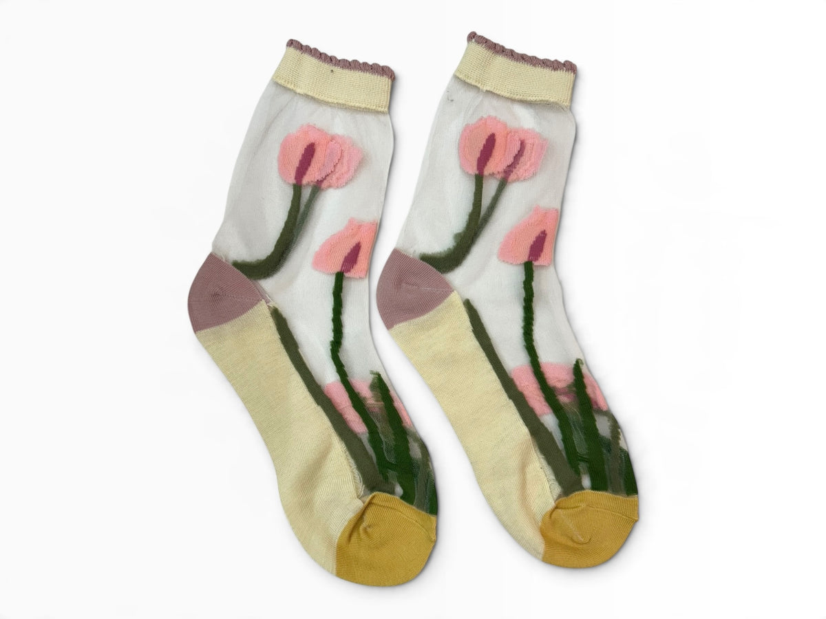 Mesh Tulip Socks