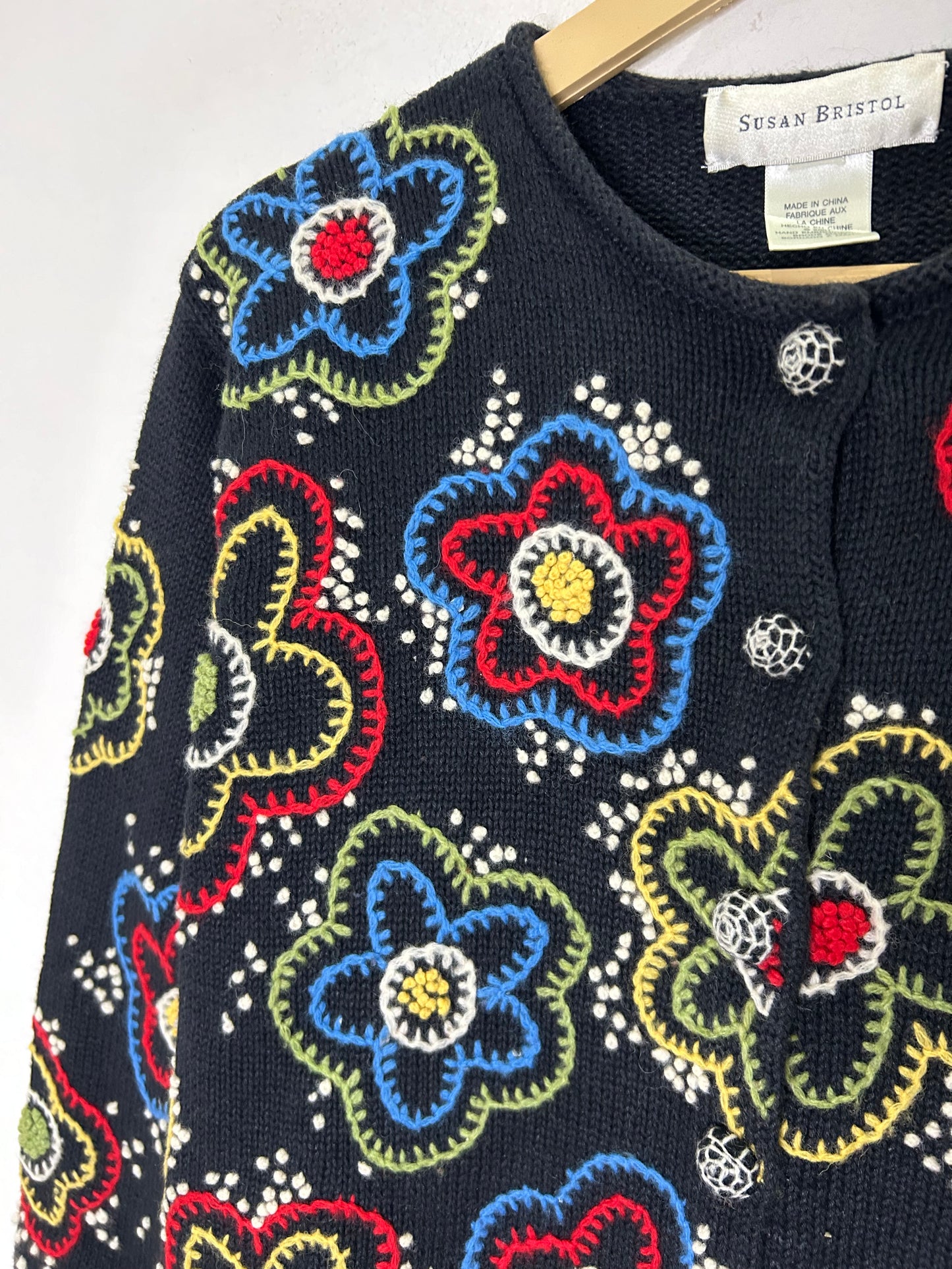 Susan Bristol Embroidered Sweater