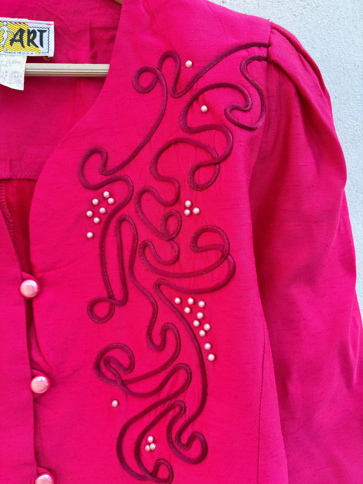 Vintage Pink Jacket: 42”