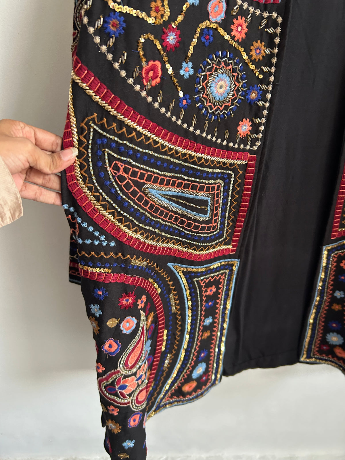 Embroidered Jacket: 42”