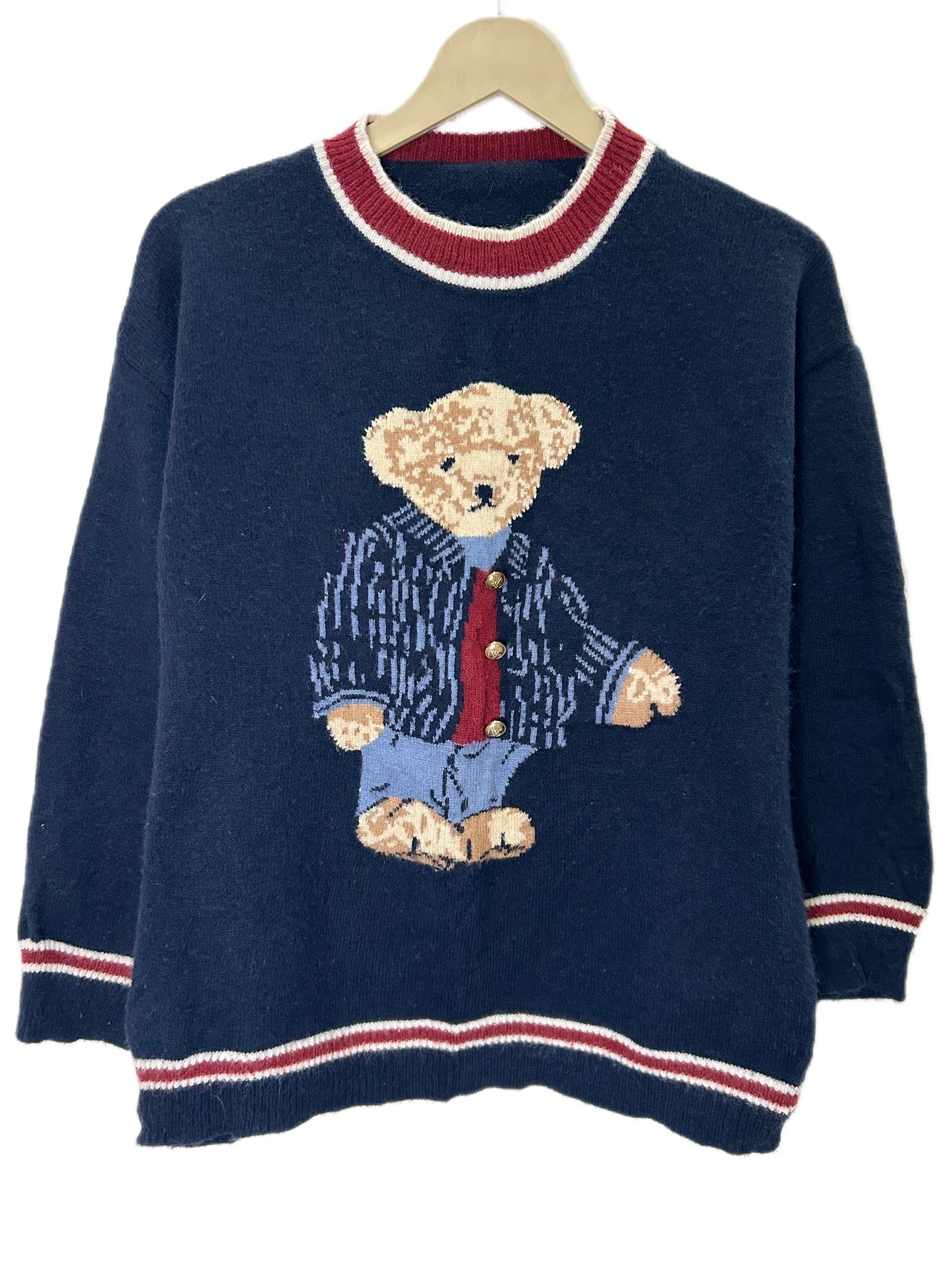Teddy Navy Blue Sweater