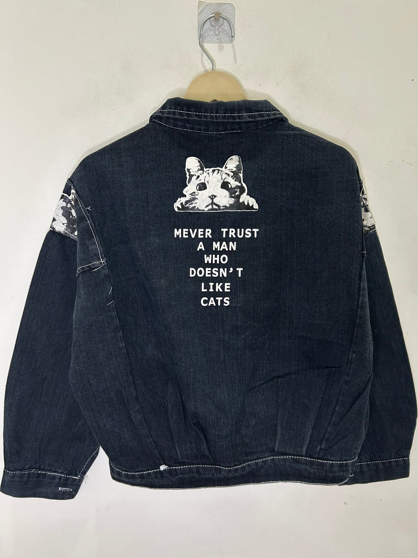 Never Trust A Man Denim Jacket