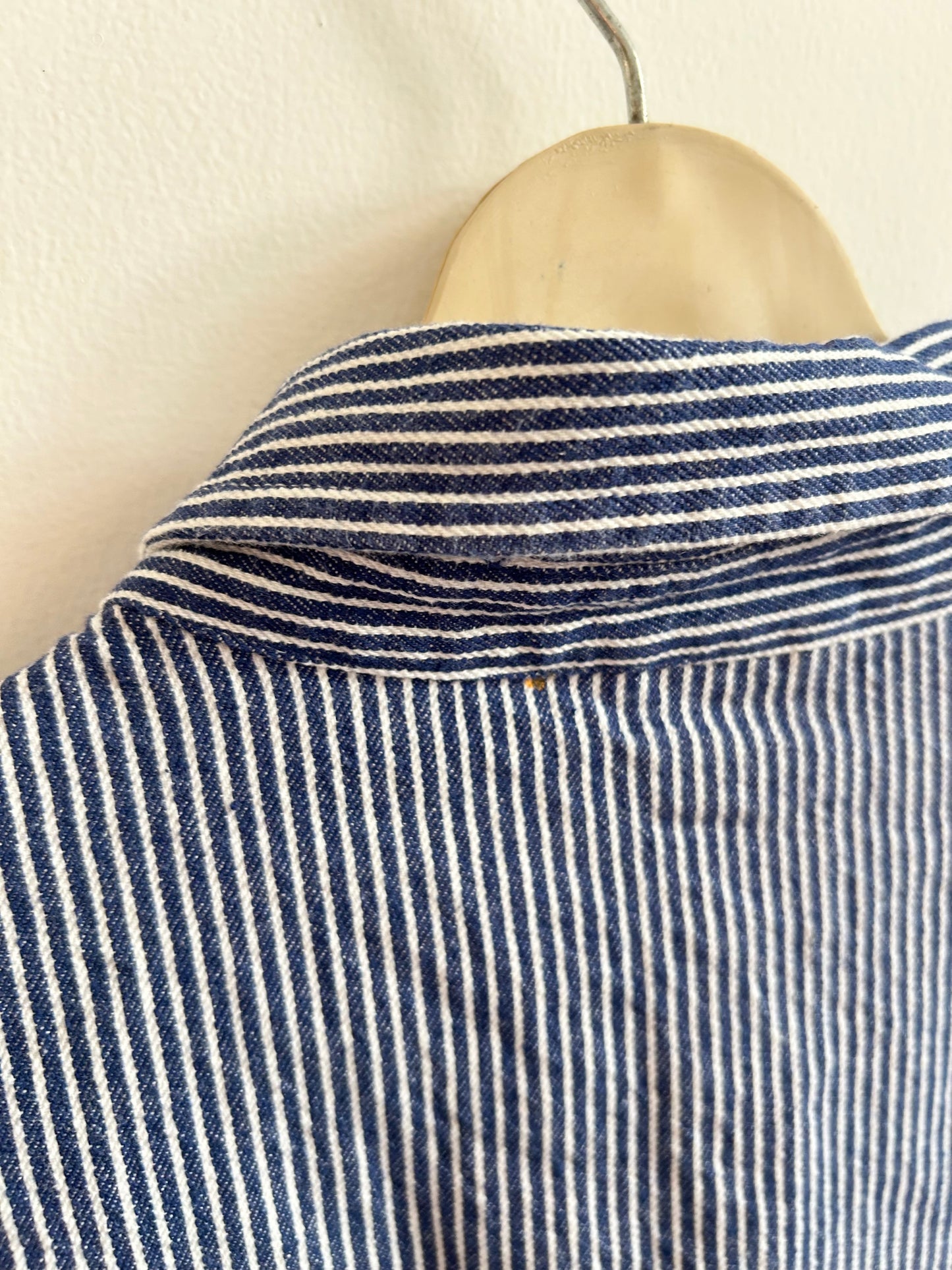 LUCY&YAK Striped Denim Jacket
