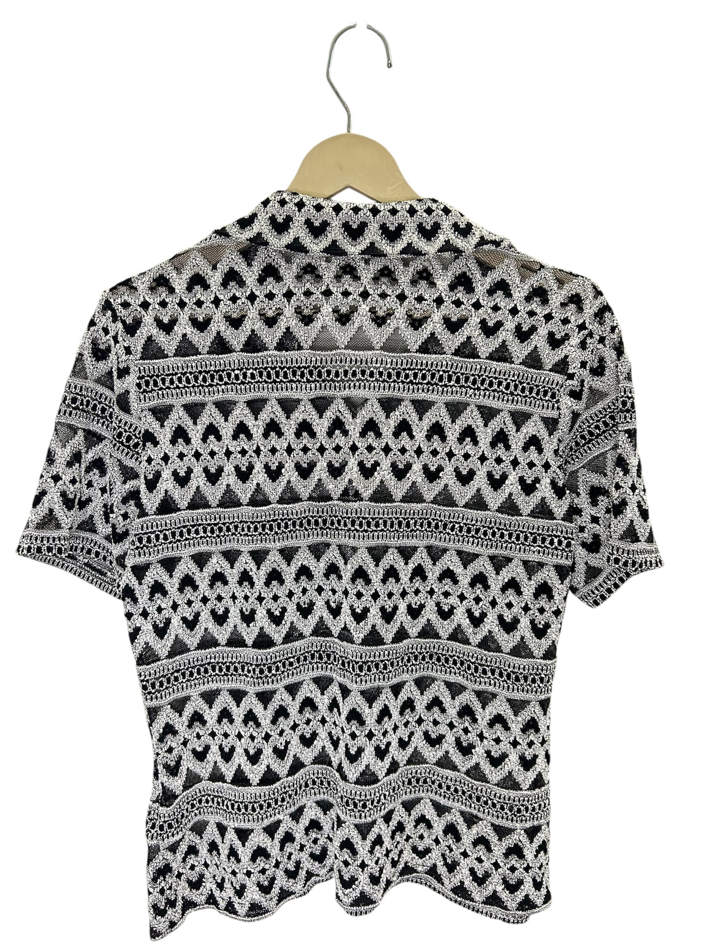 Crochet B&W Shirt