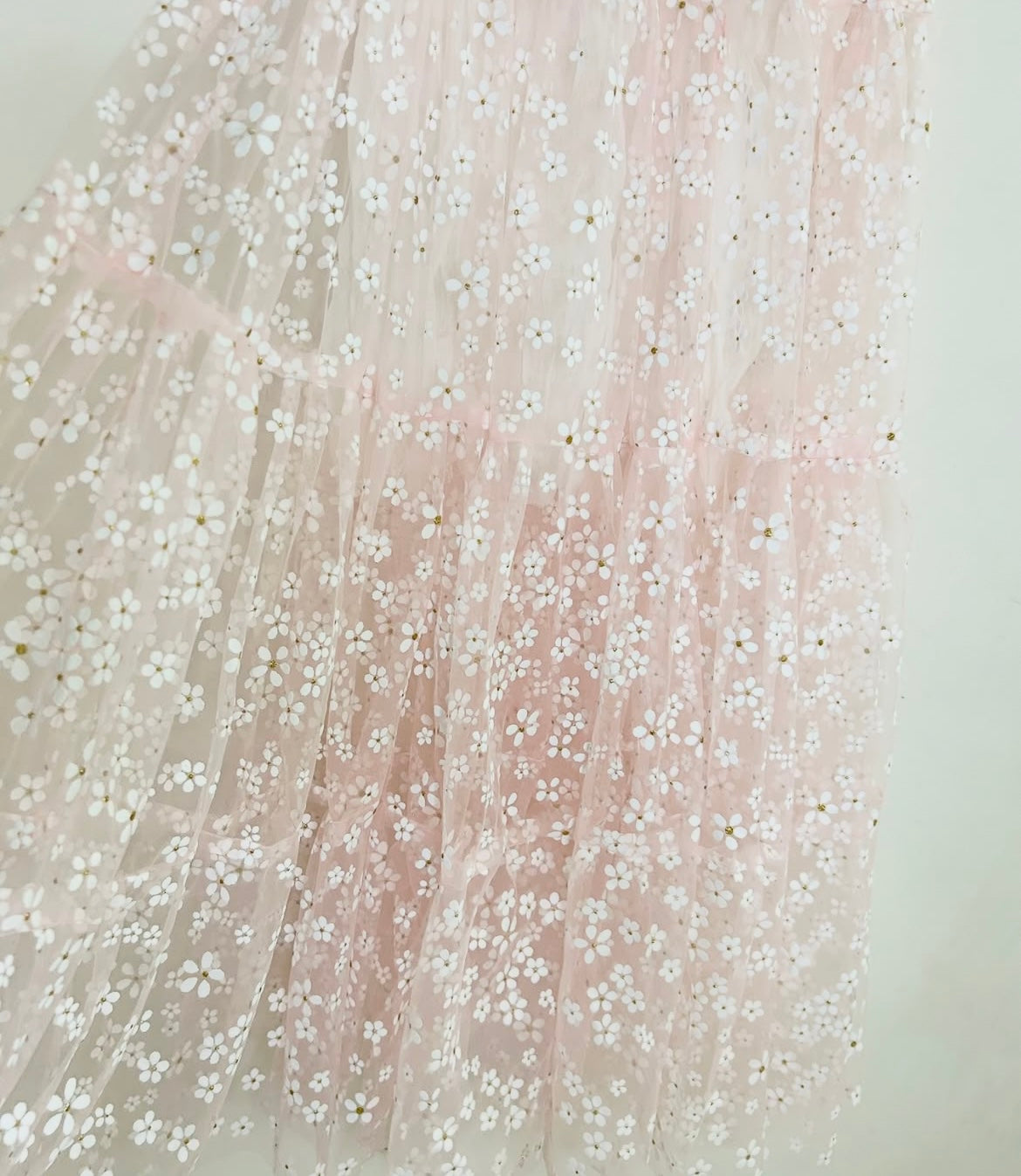 Floral Sheer Skirt (with lining)