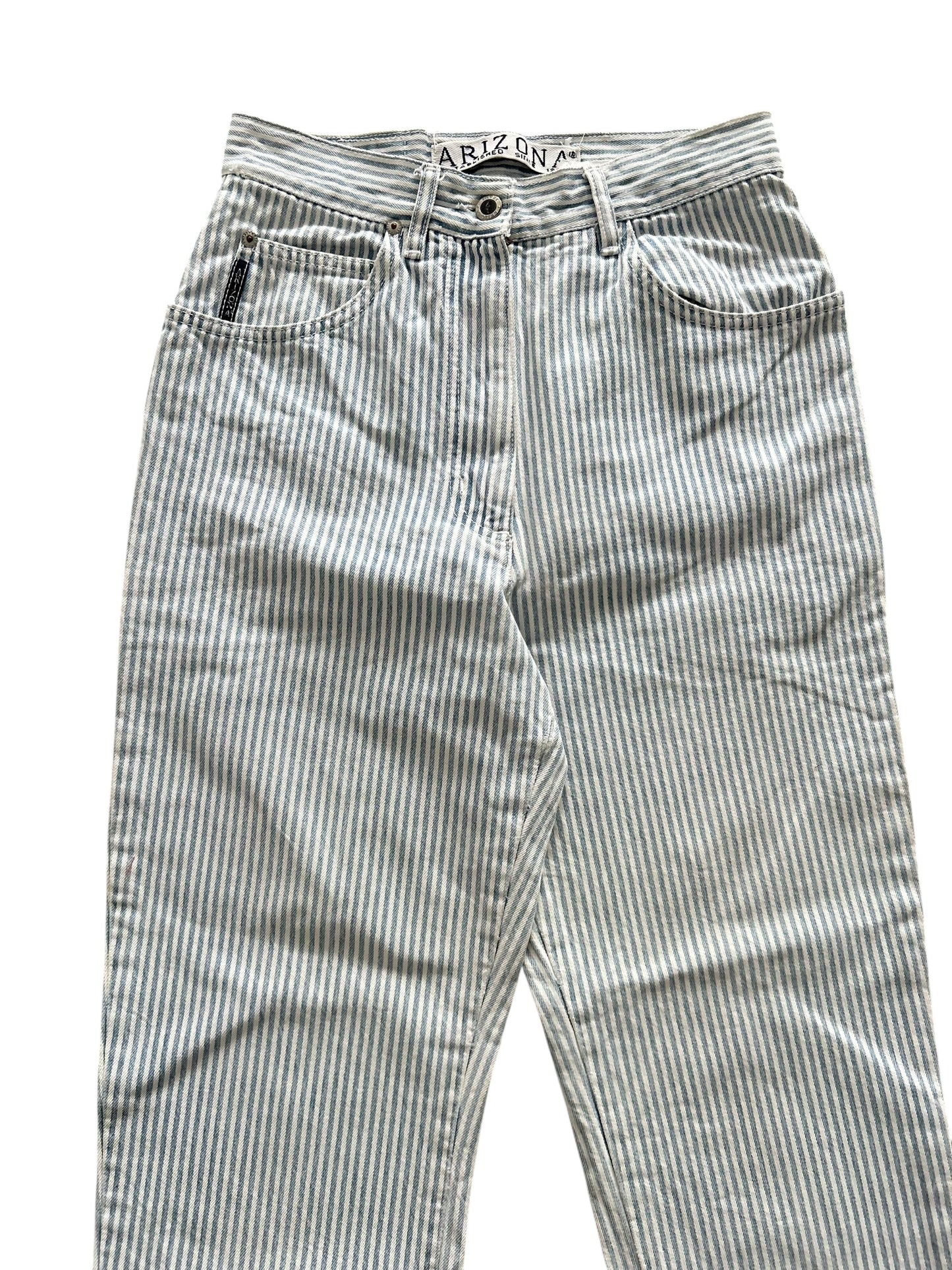 Striped Blue Jeans: 26”