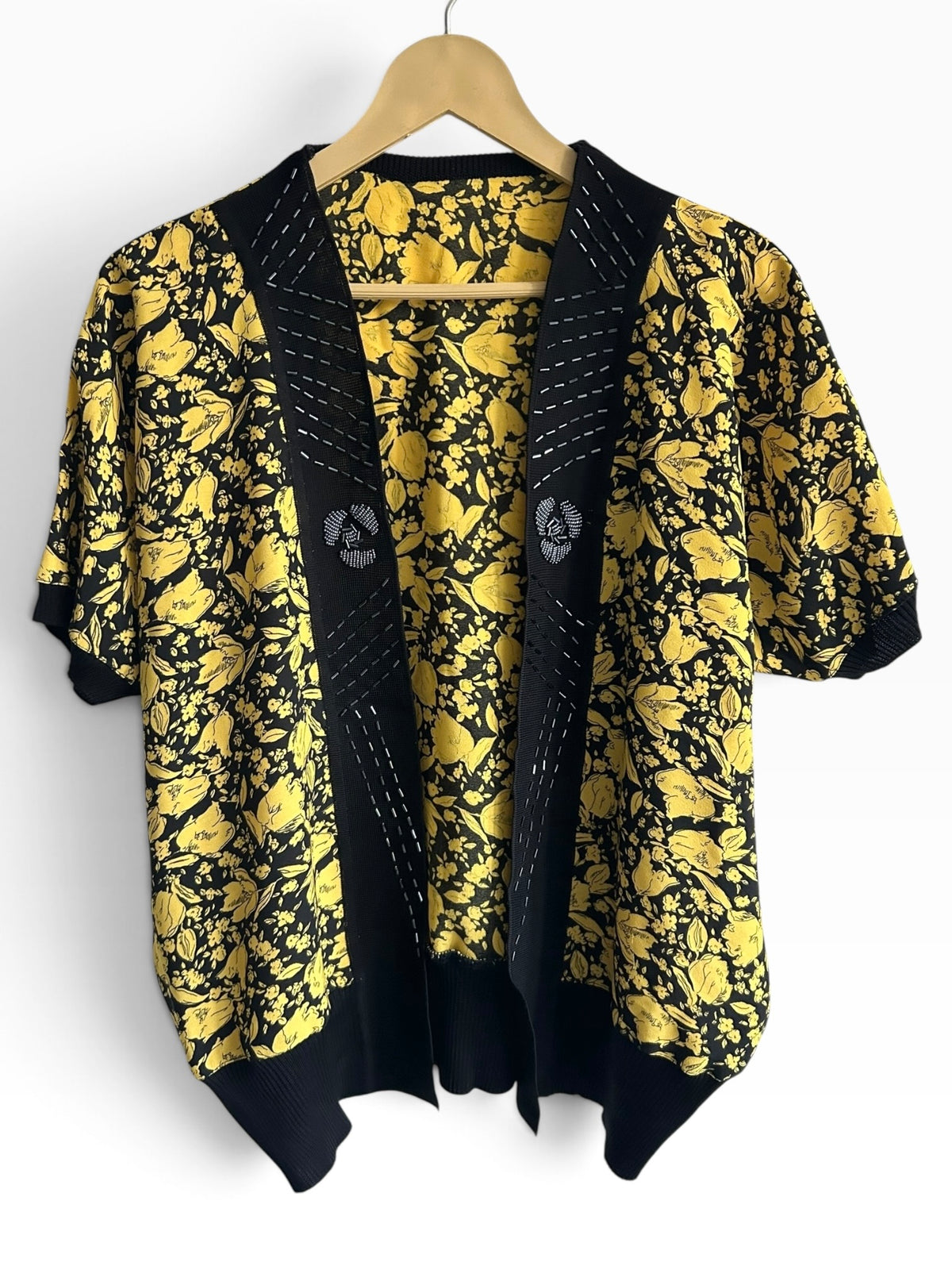 Embellished Yellow Shrug