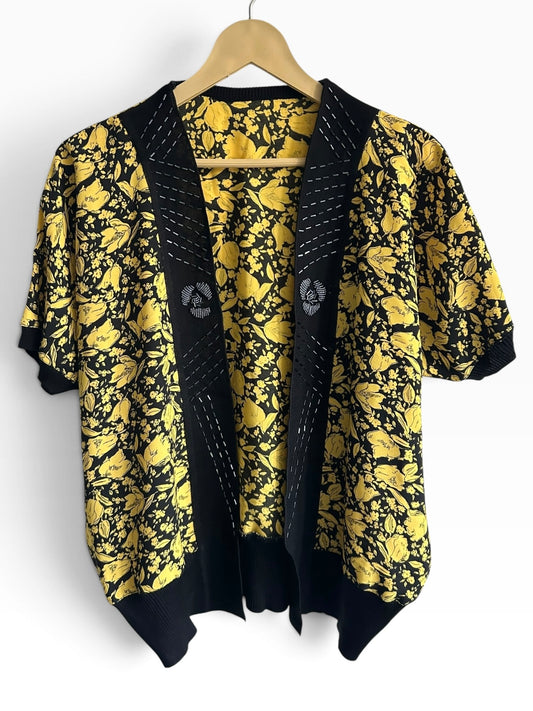 Embellished Yellow Shrug