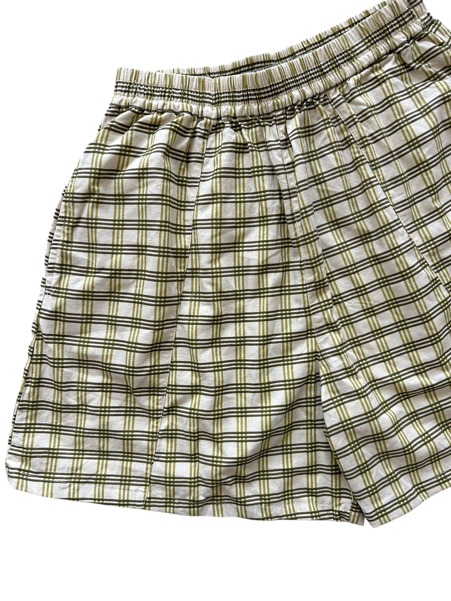 LUCY & YAK Green Stripes Shorts