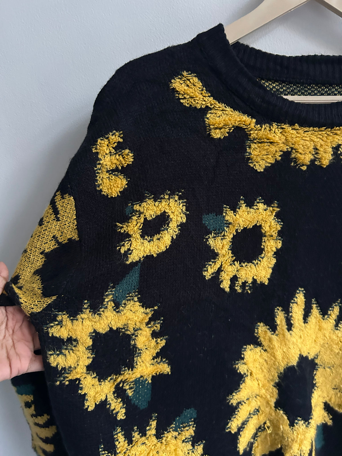 Black Sunflower Sweater