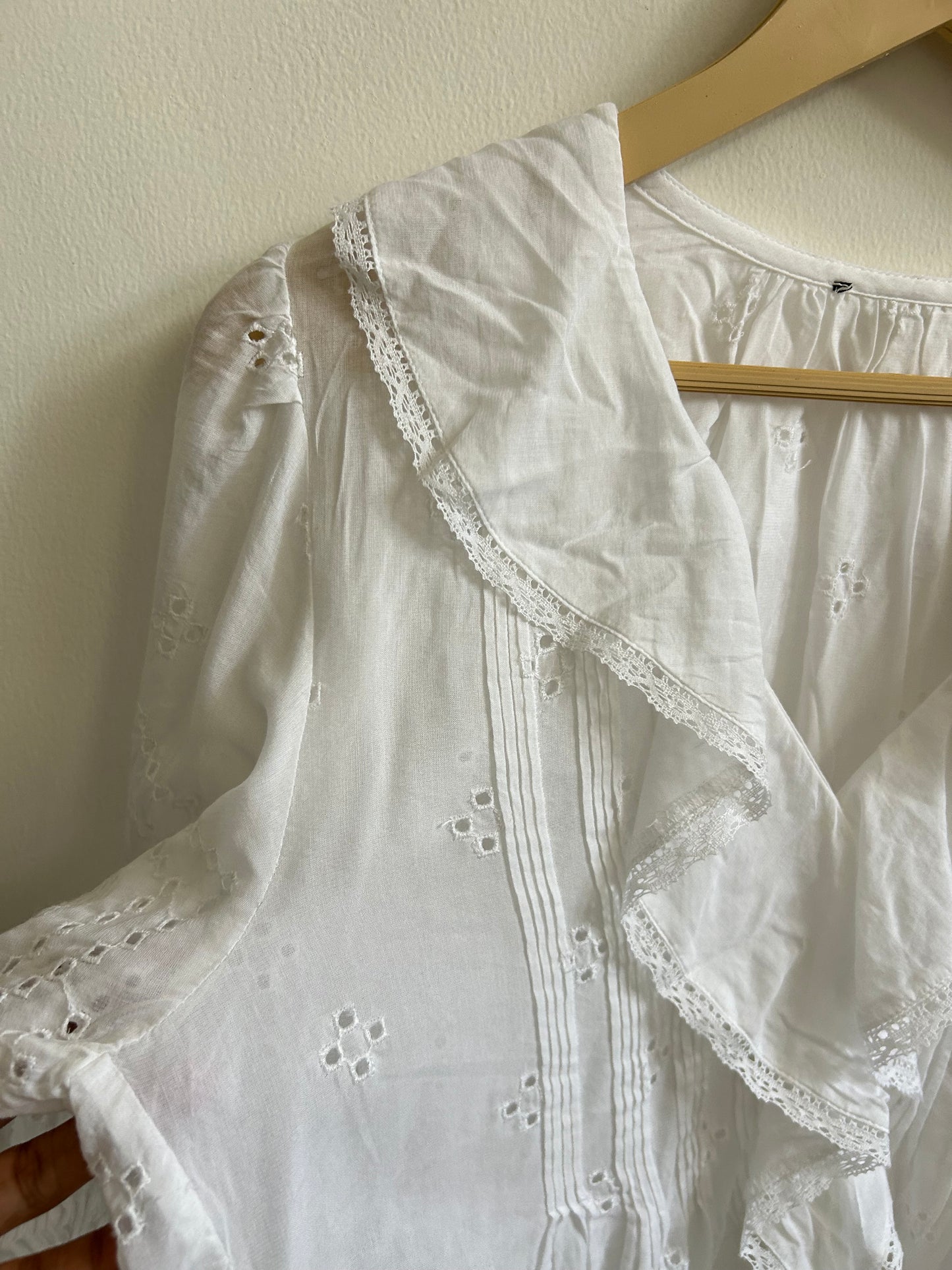 Cotton Ruffle Top