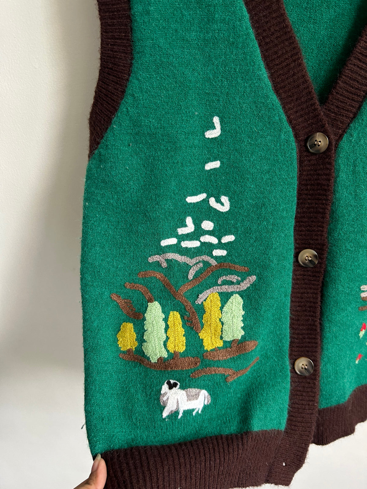 Embroidered Vest: 38”