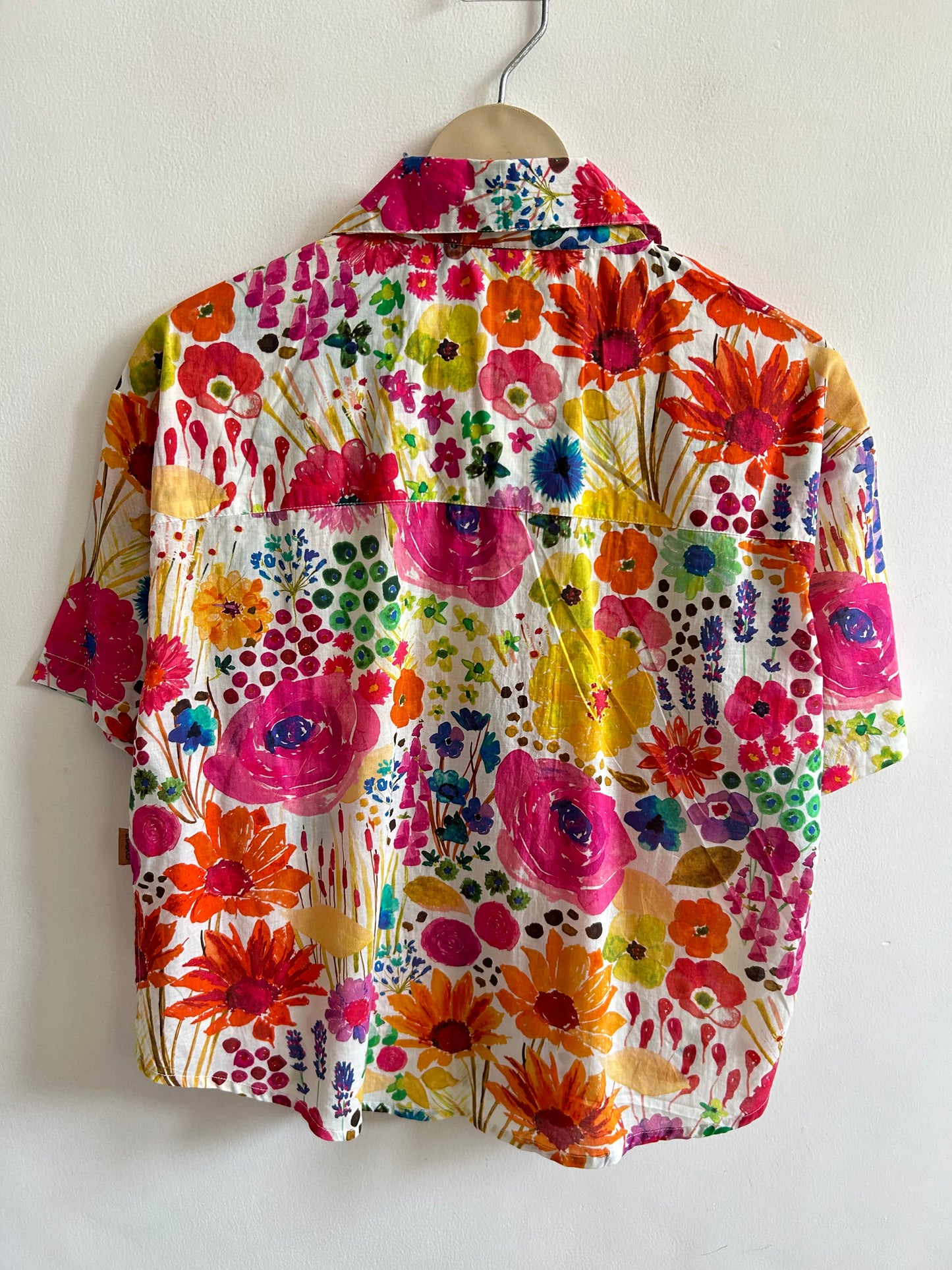 Printed Floral Cotton Shirt