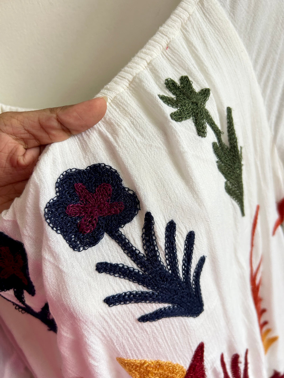 Fully Embroidered Top