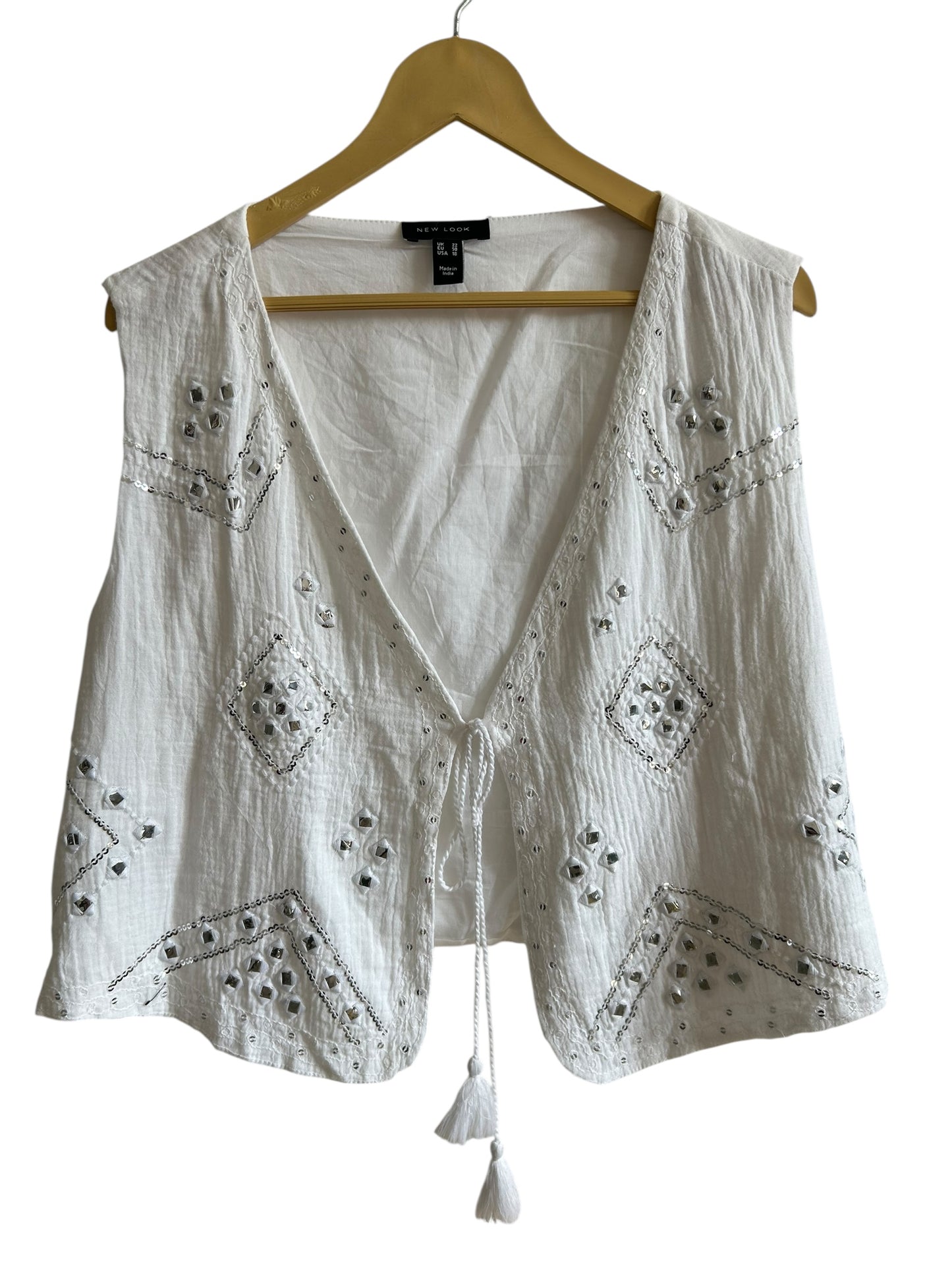 NEW LOOK Cotton Vest:50”