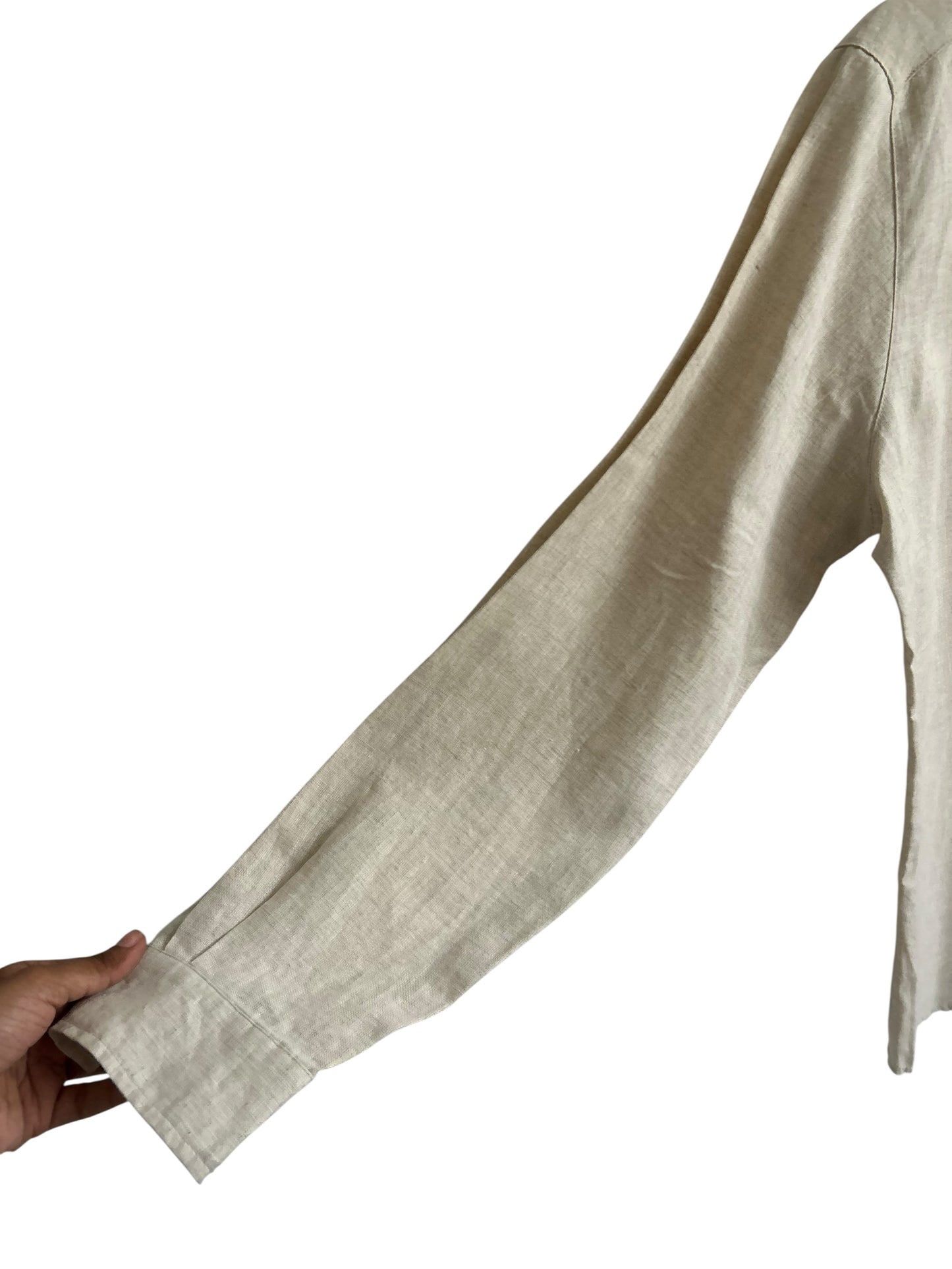 Beige Linen Shirt