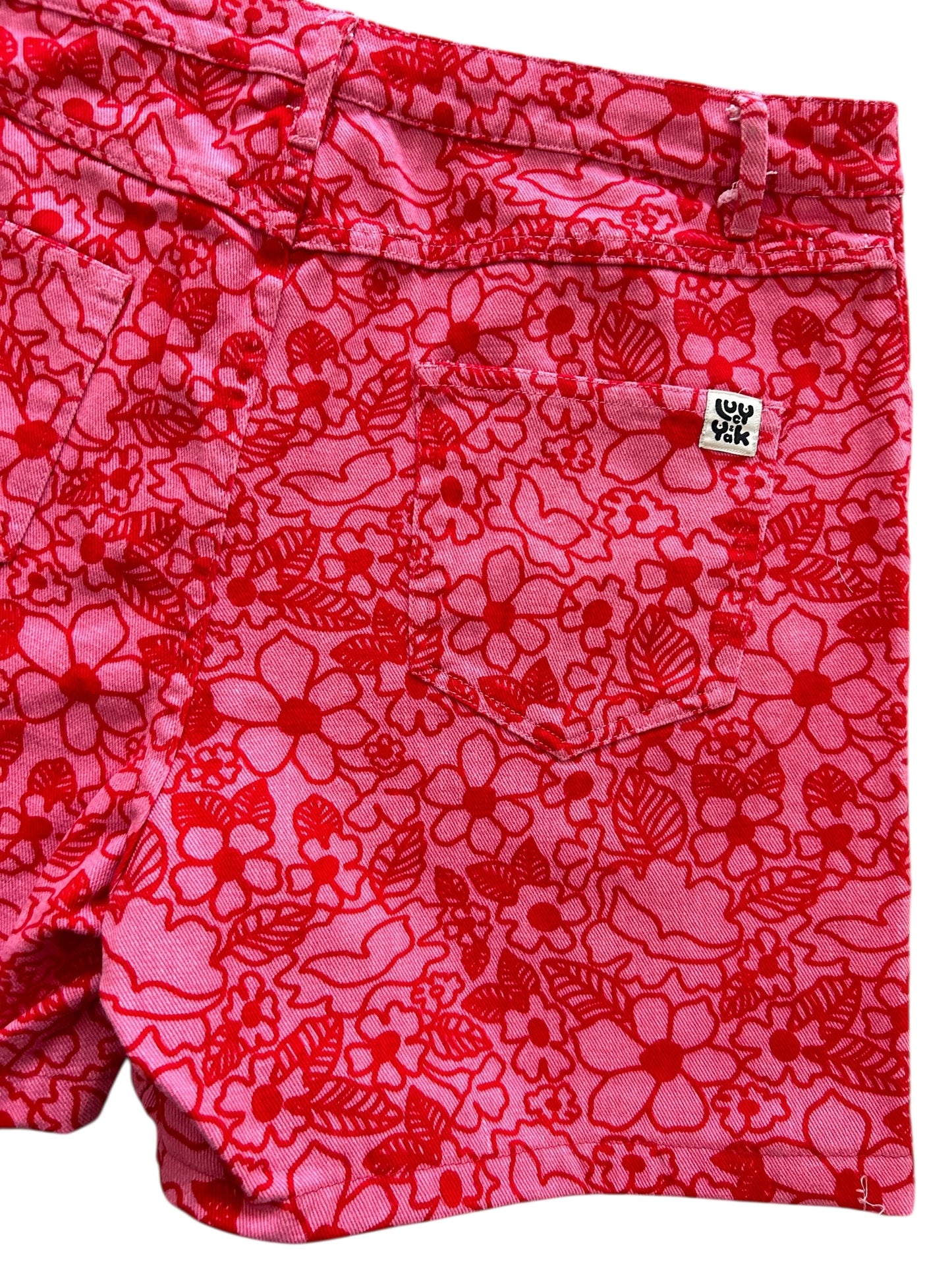 LUCY & YAK Pink Floral Shorts